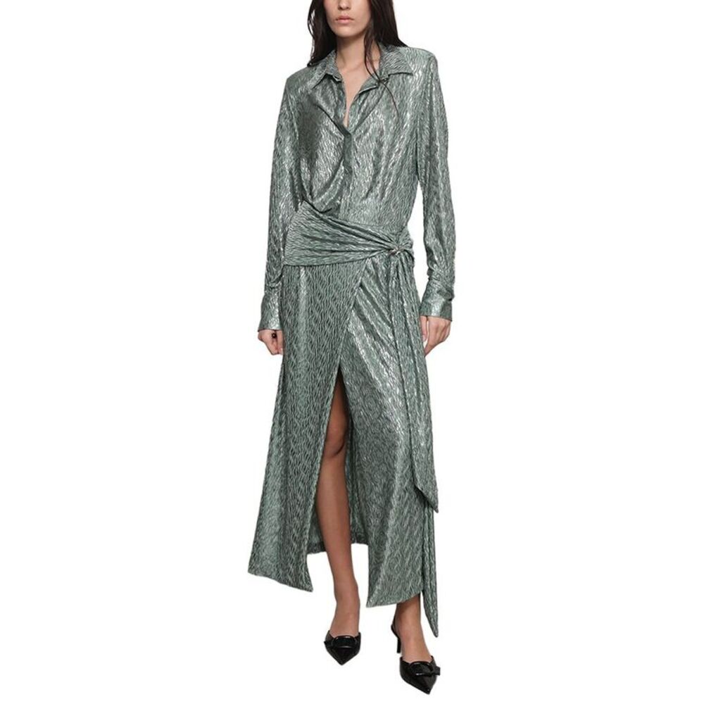 Sabina Musayev Womens Carley Midi Dress, Green